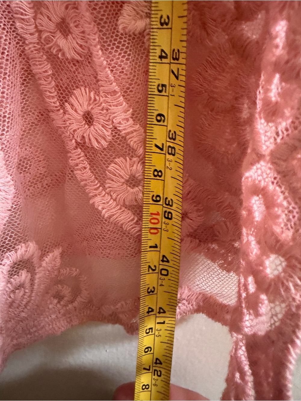 Embroidered Lace Cover-Up Blush Pink - Picture 10 of 12